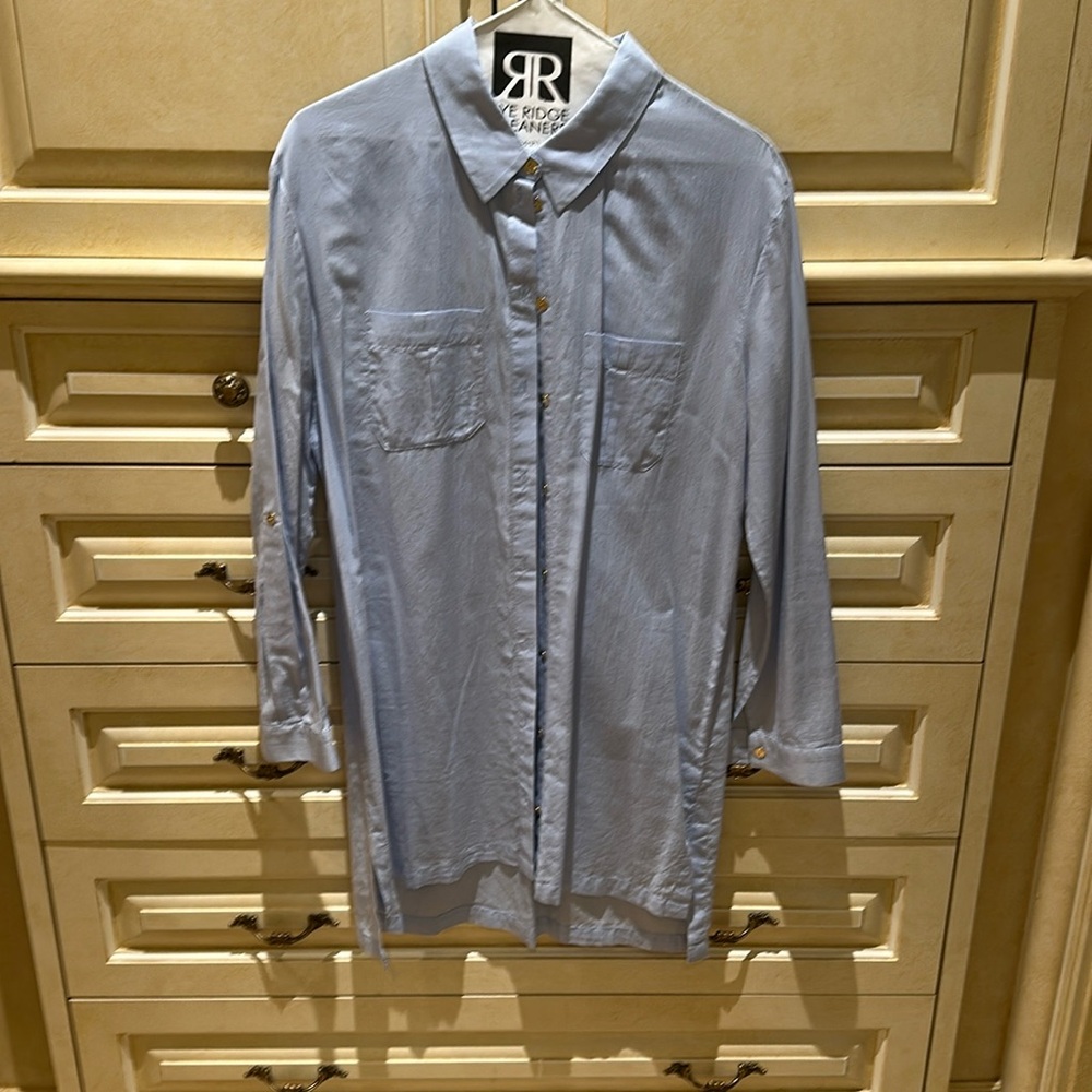 Gently Worn Heidi Klien Tunic button down M